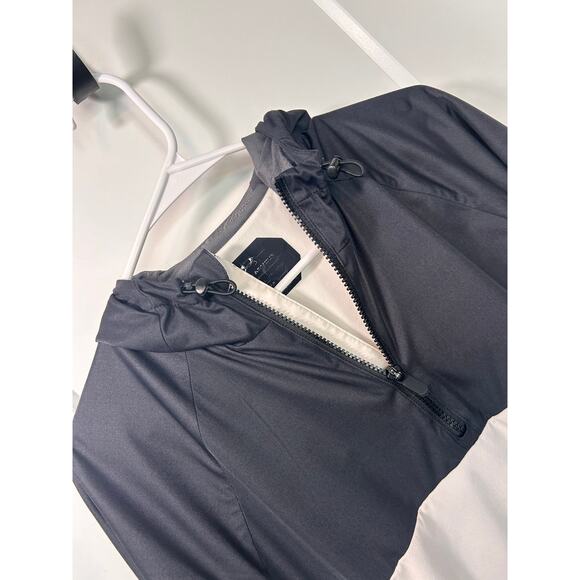 Under Armour 1/2 Zip Pullover Unstoppable Gore Hooded Windstopper Jacket Medium - Picture 3 of 15